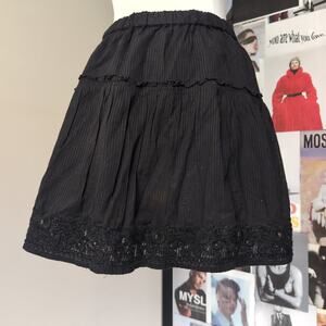 Embroidered Gothic Whimsy Skirt